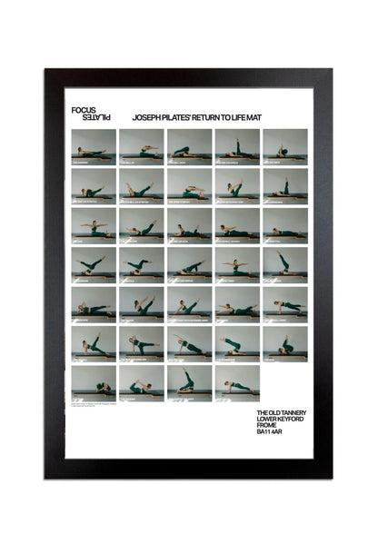 Pilates Archival Mat Order Poster
