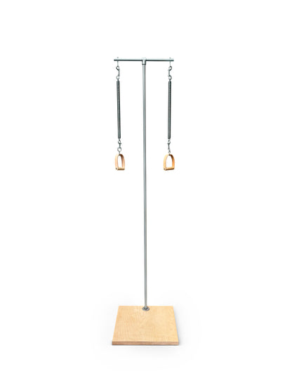 Focus Pilates Ped-o-Pul freestanding classical Pilates apparatus, handmade
in England by Focus Pilates