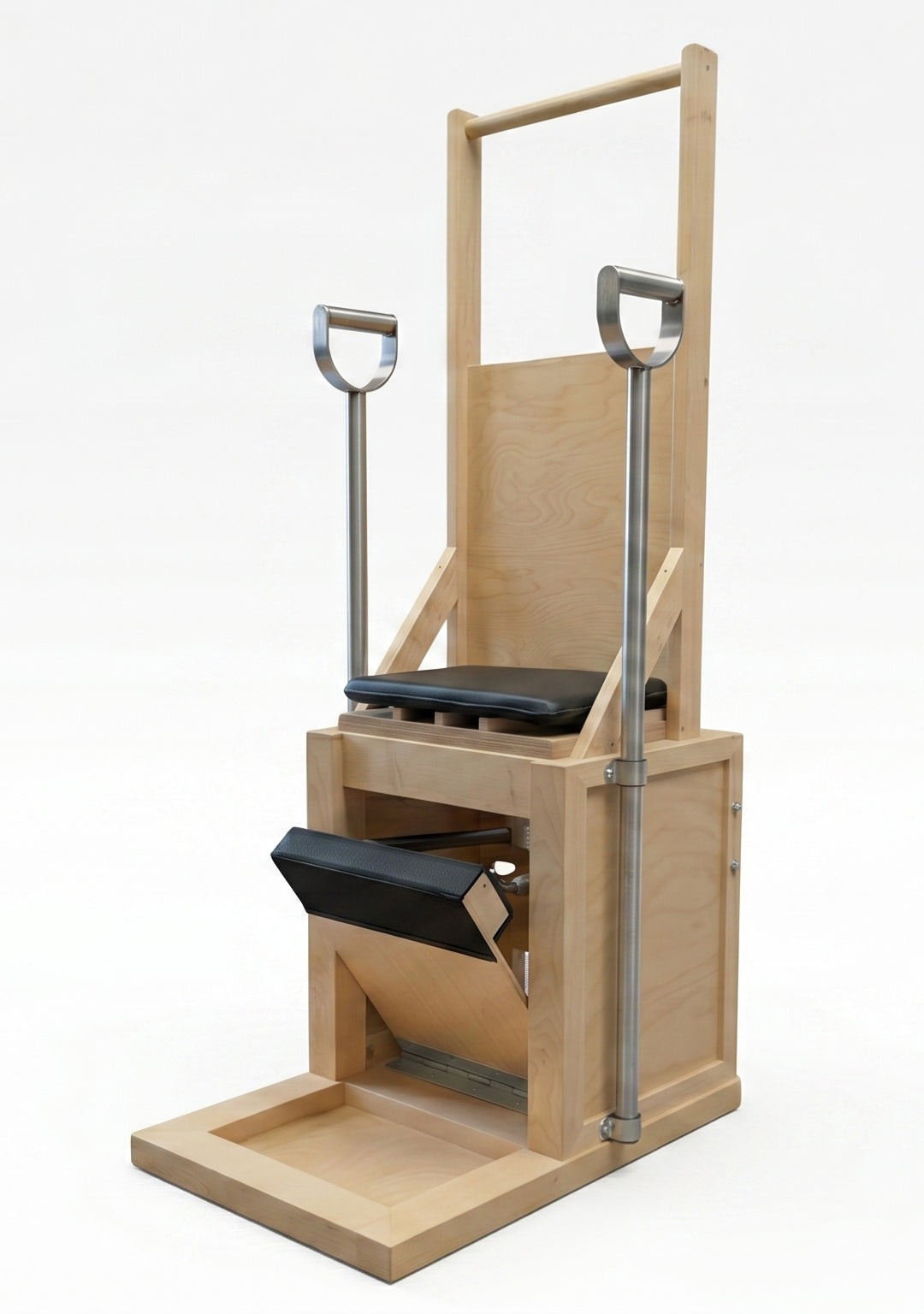 Focus Pilates Electric High Chair, classical Pilates elevated chair apparatus
handmade in England