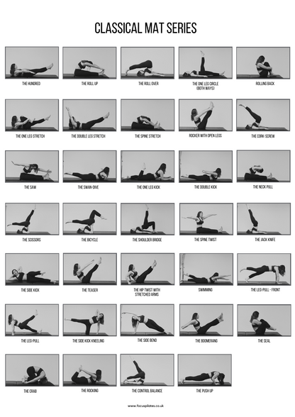 Pilates Original Pilates Traditional Exercises Classical Pilates